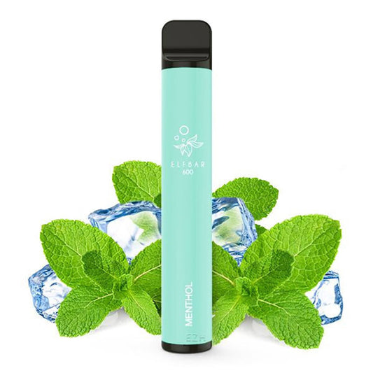 E-Zigarette Elfbar 600 Menthol 0mg NIKOTINFREI