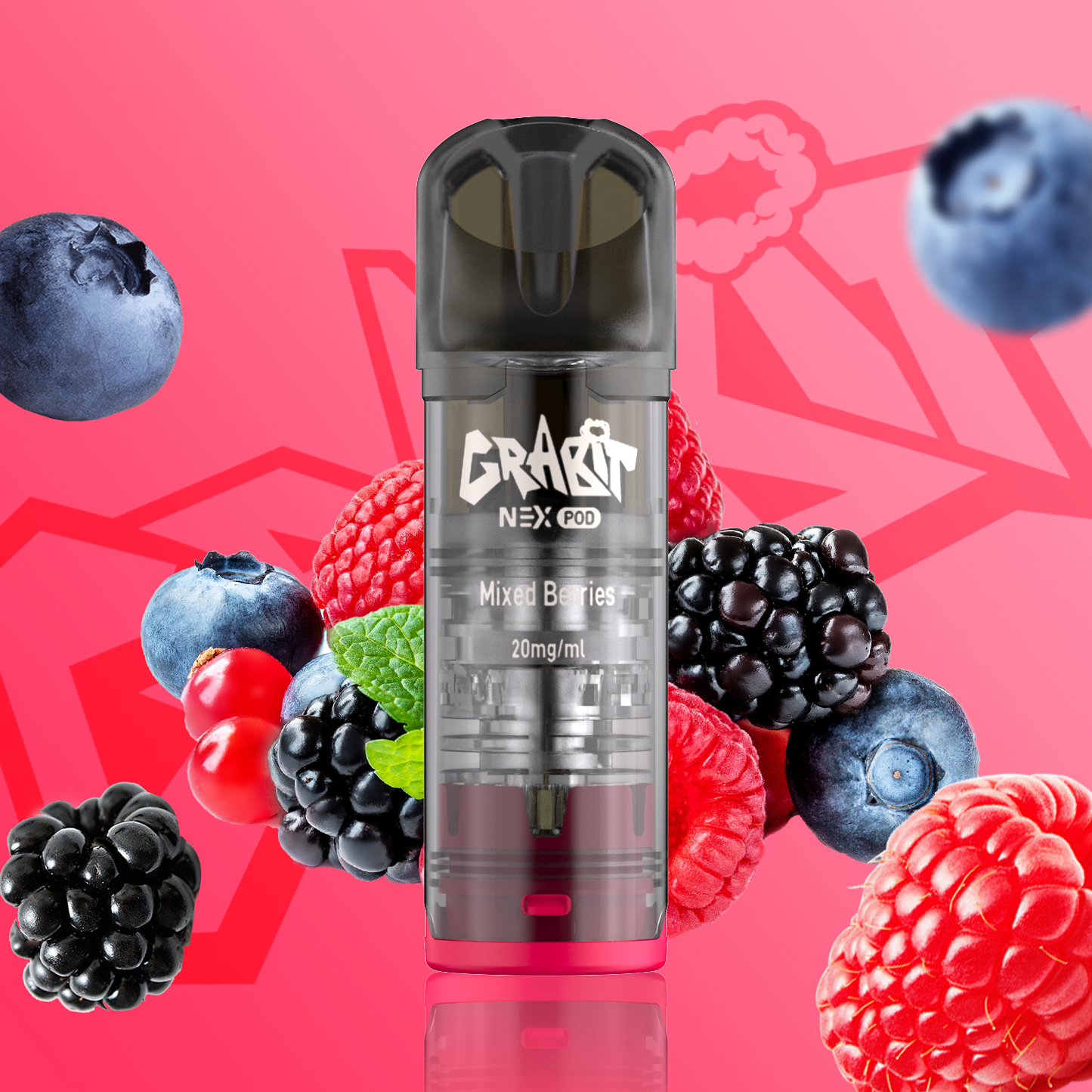 Grabit Nex Pod Mixed Berries 20mg Nikotin 800