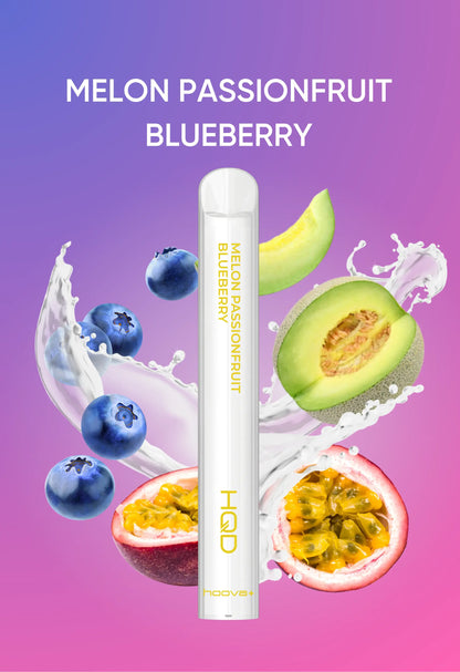 E-Zigarette HQD HOOVA+ Melon Passionfruit Blueberry 18mg Nikotin  600