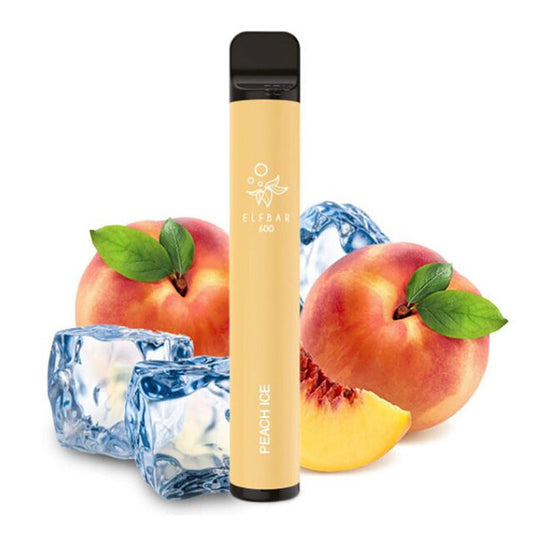 E-Zigarette Elfbar 600 Peach Ice 0mg NIKOTINFREI