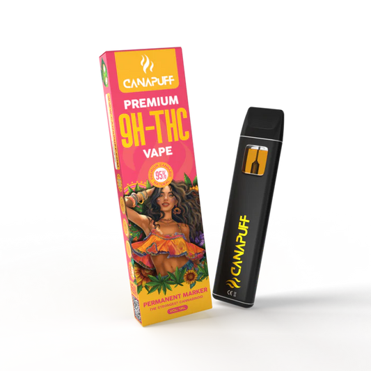 CANAPUFF 95% Vape 9H-THC 1ml Permanent Marker