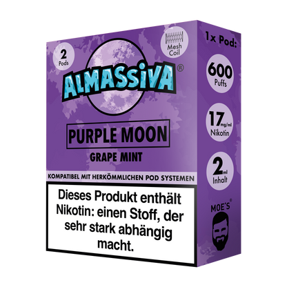 Al Massiva Prefilled Pod Purple Moon 17mg Nikotin