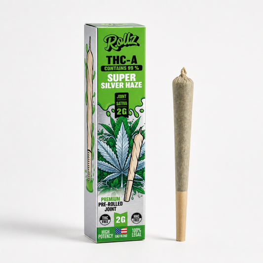 ROLLZ THC-A 99% Joint Super Silver Haze 2g