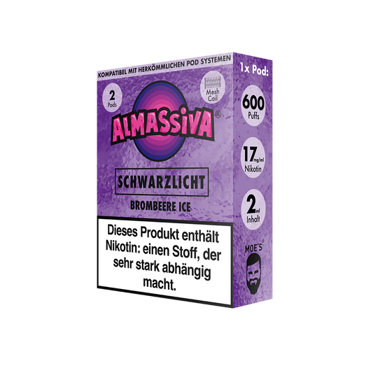 Al Massiva Prefilled Pod Schwarzlicht 17mg Nikotin