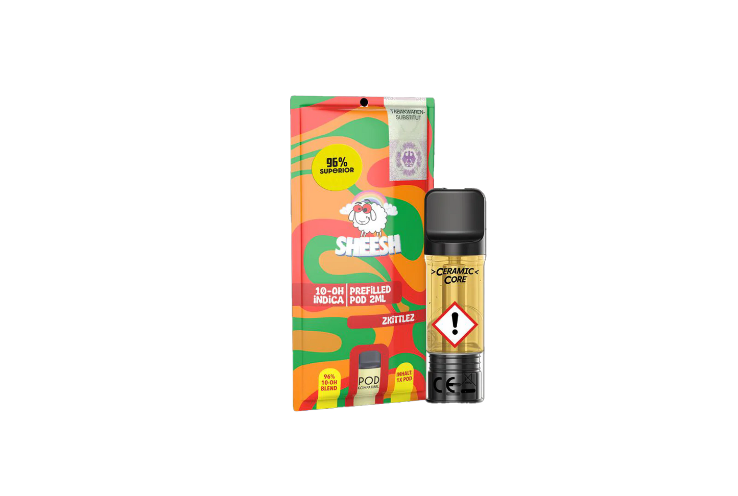 SHEESH - H2 Superior Pod - Zkittlez - 2ml