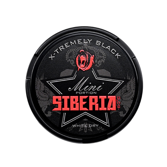 Siberia White Dry Black Mini Kautabak