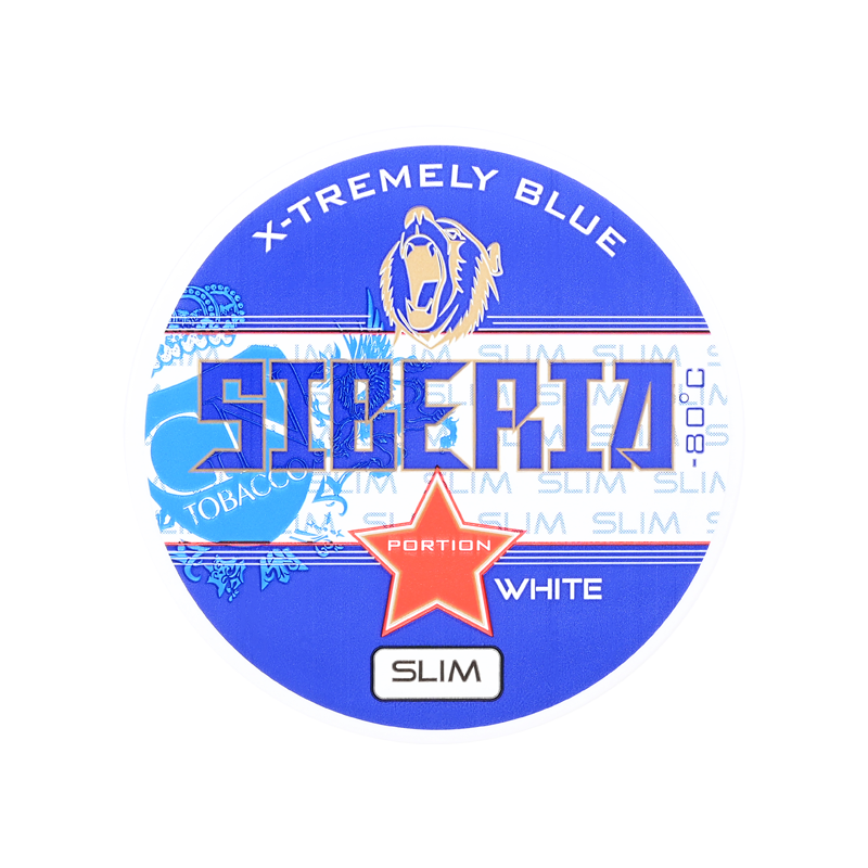 Siberia White Dry Blue Slim Kautabak