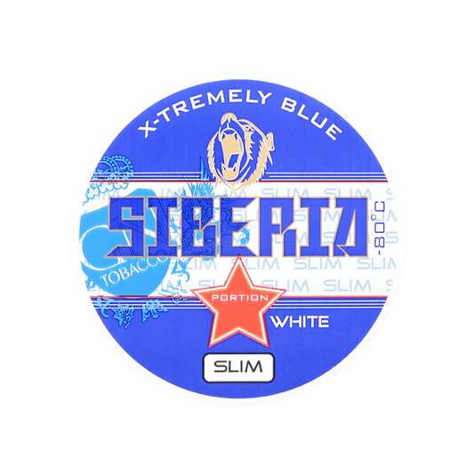 Siberia White Dry Blue Slim Kautabak