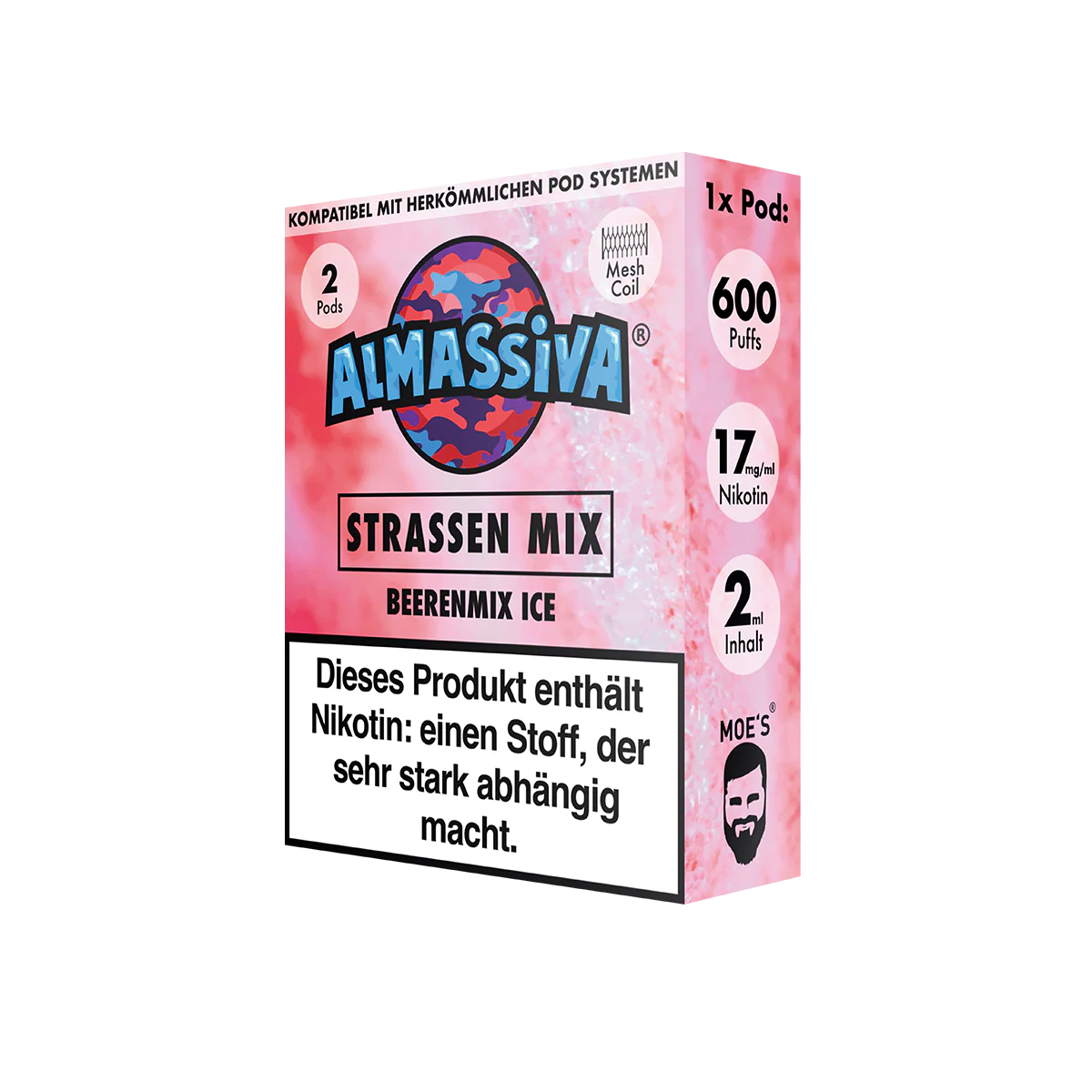 Al Massiva Prefilled Pod Strassen Mix 17mg Nikotin