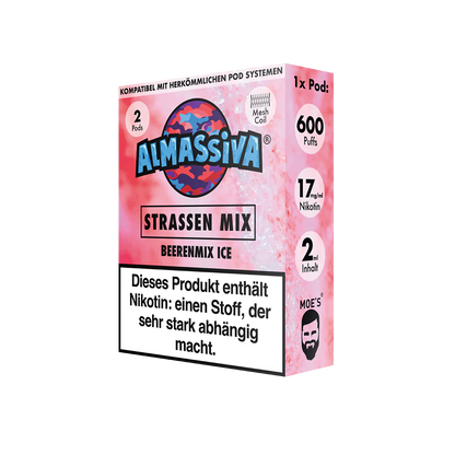Al Massiva Prefilled Pod Strassen Mix 17mg Nikotin