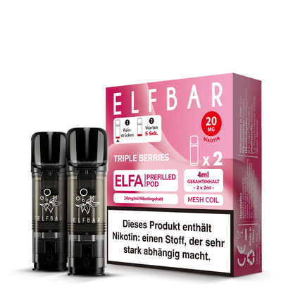 Elfbar Prefilled Pod ELFA Triple Berries 20mg Nikotin 600