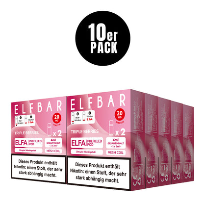 Elfbar Prefilled Pod ELFA Triple Berries 20mg Nikotin 600