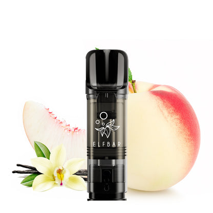 Elfbar Prefilled Pod ELFA Vanilla White Peach 20mg Nikotin 600