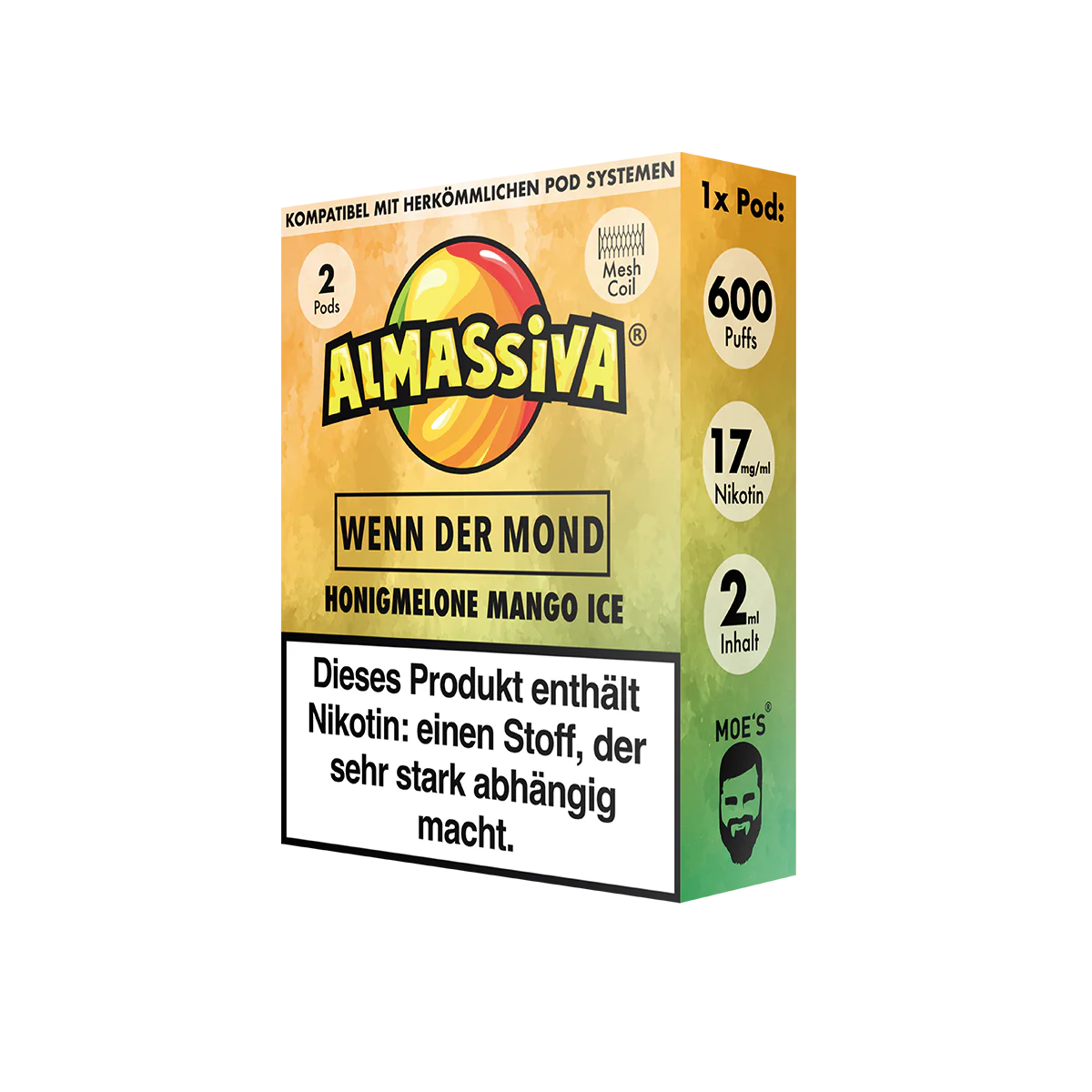 Al Massiva Prefilled Pod Wenn der Mond 17mg Nikotin